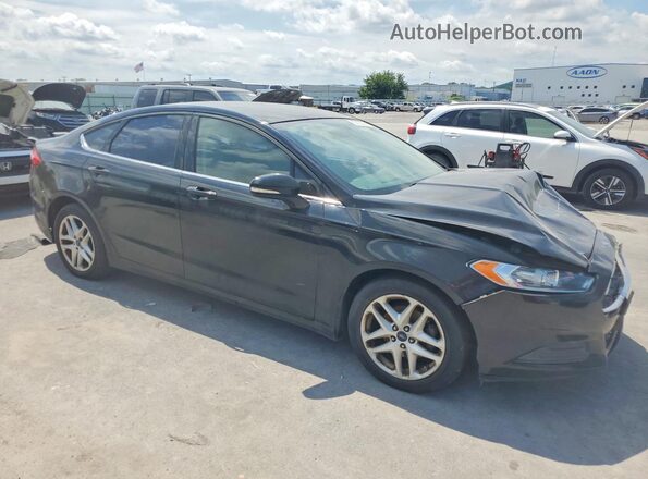 3FA6P0H76GR285424 2016 FORD FUSION Черный Передняя правая четверть