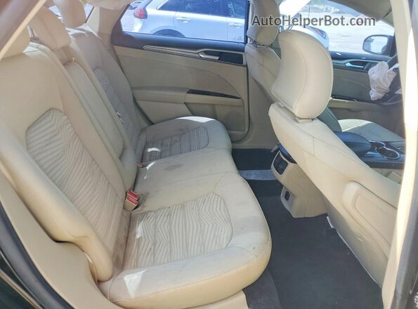 3FA6P0H76GR285424 2016 FORD FUSION Черный Вид задних сидений