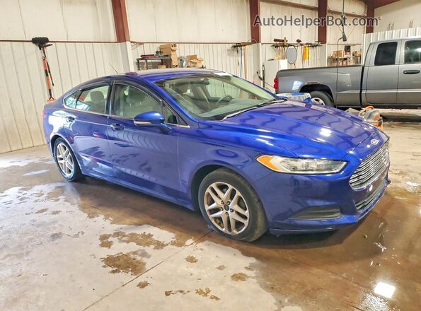 3FA6P0H76GR336937 2016 FORD FUSION Blue Front right