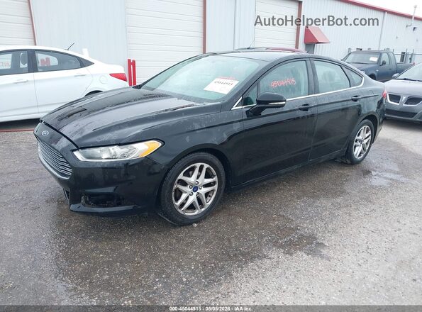3FA6P0H76GR381506 2016 FORD FUSION Black წინა მარცხენა ხედი სამი მეოთხედიდან
