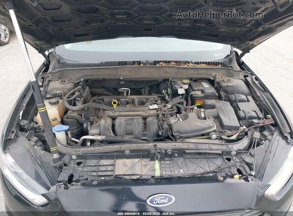 3FA6P0H76GR381506 2016 FORD FUSION Black უკანა ხედი