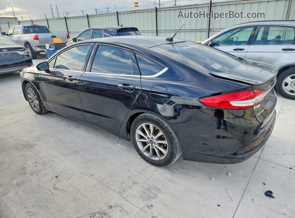 3FA6P0H76HR150204 2017 FORD FUSION Черный Задняя левая четверть