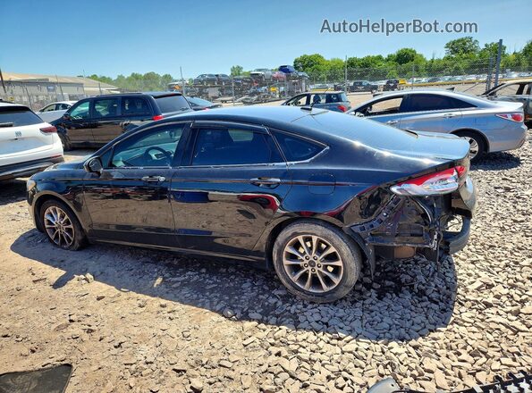 3FA6P0H76HR319153 2017 FORD FUSION Black Rear left