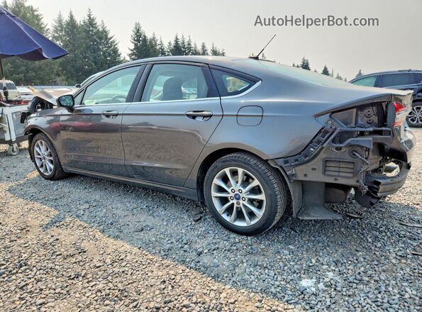 3FA6P0H76HR356185 2017 FORD FUSION Gray Задня ліва чверть