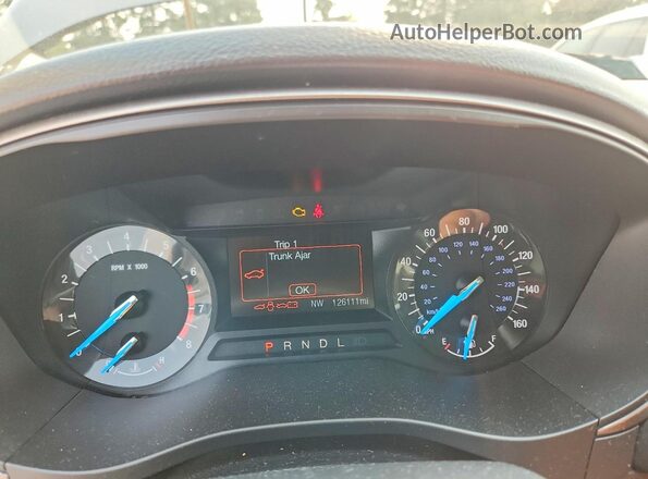 3FA6P0H76HR356185 2017 FORD FUSION Gray Вид щитка приладів