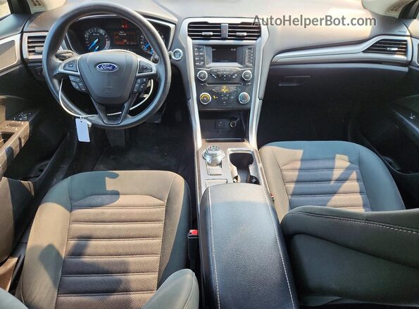 3FA6P0H76HR356185 2017 FORD FUSION Gray Вид панелі приладів