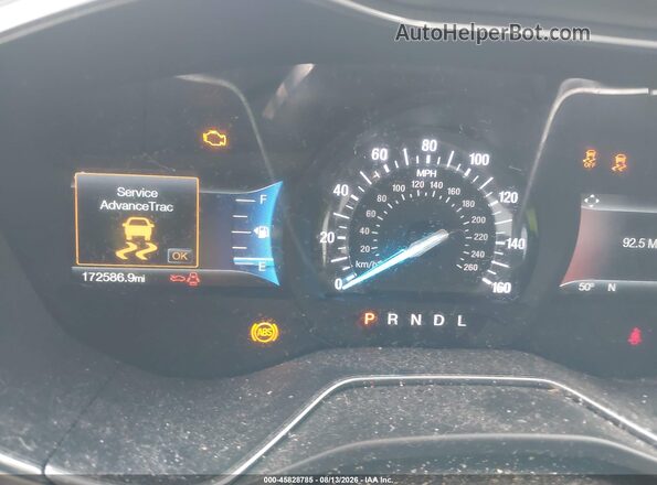 3FA6P0H76HR372872 2017 FORD FUSION Gray Widok tylnych siedzeń