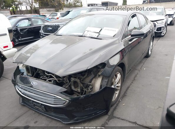 3FA6P0H76JR133523 2018 FORD FUSION Gray Передня ліва чверть