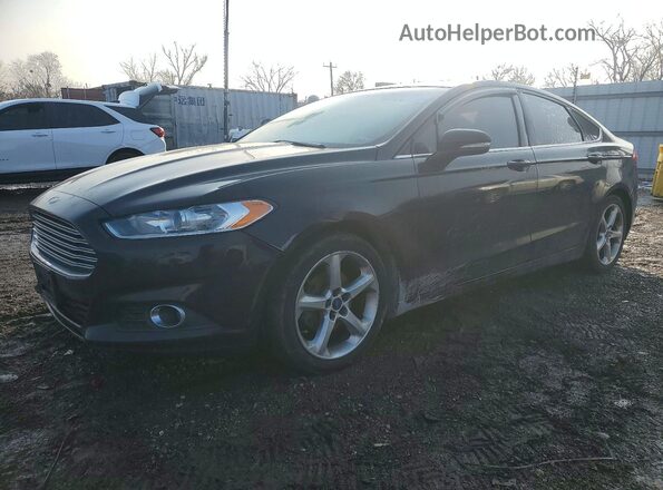 3FA6P0H77GR183016 2016 FORD FUSION Black Задня ліва чверть