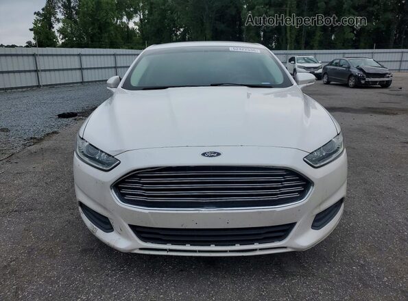 3FA6P0H77GR219237 2016 FORD FUSION Белый Вид спереди