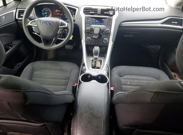 3FA6P0H77GR219237 2016 FORD FUSION Белый Вид панели приборов
