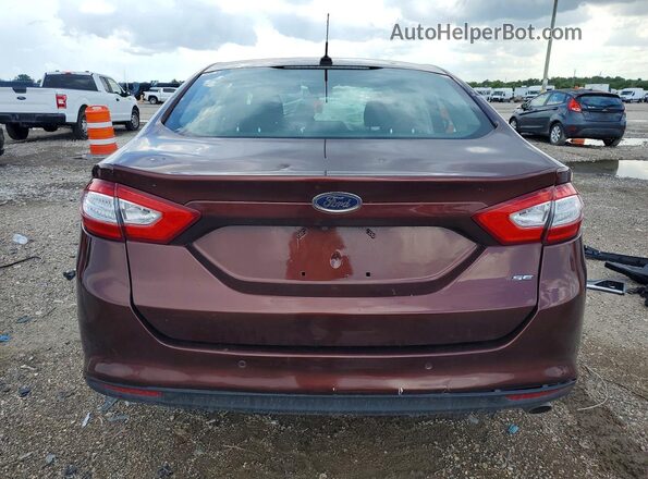 3FA6P0H77GR267692 2016 FORD FUSION Red Rear view