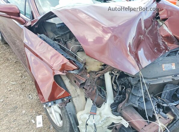 3FA6P0H77GR267692 2016 FORD FUSION Red Rear interior view