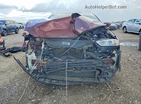 3FA6P0H77GR267692 2016 FORD FUSION Red Front view