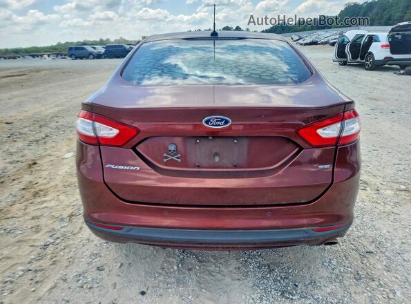 3FA6P0H77GR323064 2016 FORD FUSION Burgundy 