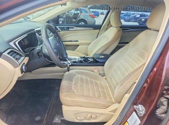 3FA6P0H77GR323064 2016 FORD FUSION Burgundy 