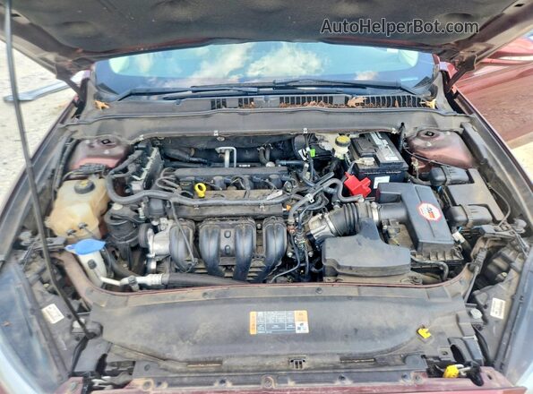 3FA6P0H77GR323064 2016 FORD FUSION Burgundy 