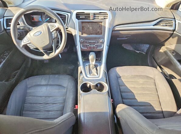 3FA6P0H77GR360180 2016 FORD FUSION Gray Vista del salpicadero