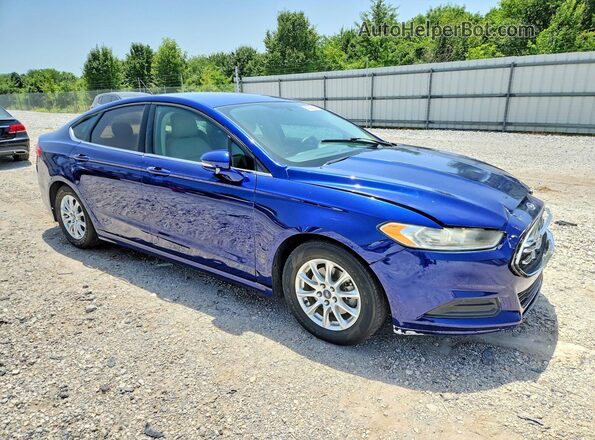 3FA6P0H77GR367341 2016 FORD FUSION Blue წინა მარჯვენა