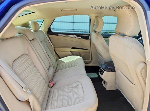 3FA6P0H77GR367341 2016 FORD FUSION Blue უკანა სავარძლების ხედი
