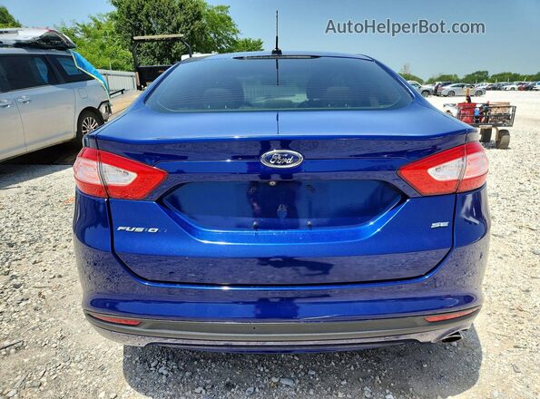 3FA6P0H77GR367341 2016 FORD FUSION Blue უკანა ხედი