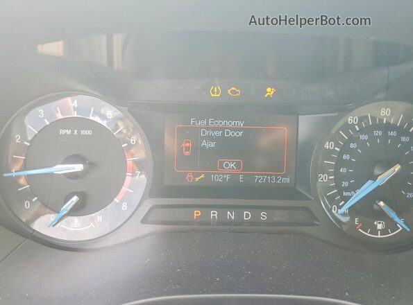 3FA6P0H77GR367341 2016 FORD FUSION Blue ხელსაწყოთა პანელის ხედი