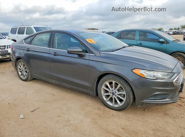 3FA6P0H77HR125442 2017 FORD FUSION Gray წინა მარჯვენა