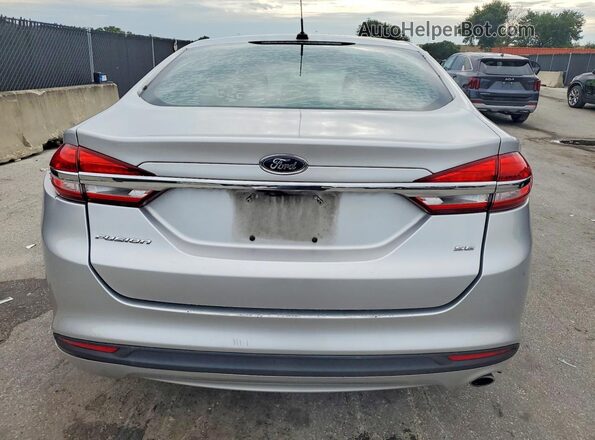 3FA6P0H77HR164418 2017 FORD FUSION Silver Rear view