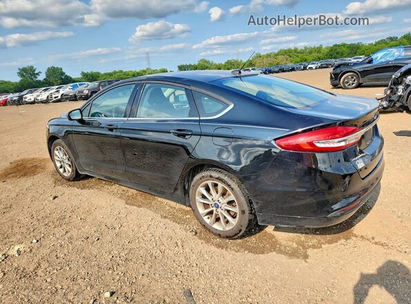 3FA6P0H77HR227162 2017 FORD FUSION Black Tył lewy