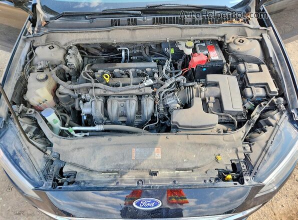 3FA6P0H77HR227162 2017 FORD FUSION Black Widok wnętrza z tyłu