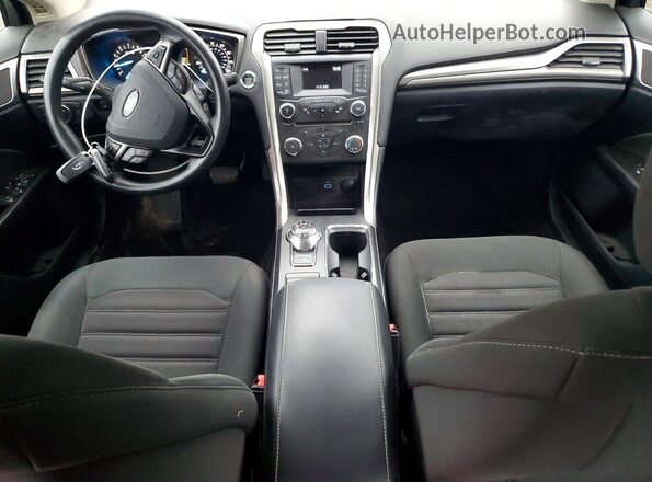 3FA6P0H77HR227162 2017 FORD FUSION Black Widok deski rozdzielczej