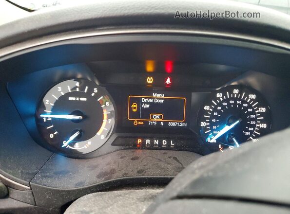 3FA6P0H77HR227162 2017 FORD FUSION Black Widok zestawu wskaźników
