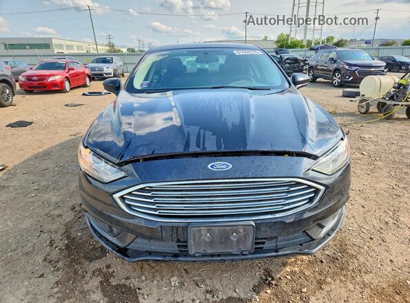 3FA6P0H77HR227162 2017 FORD FUSION Black Widok z przodu
