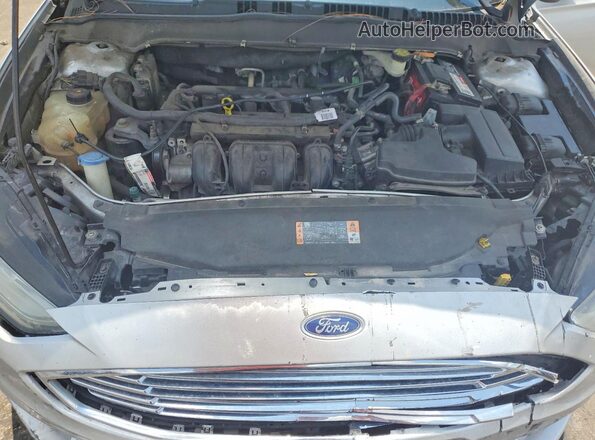 3FA6P0H77HR347169 2017 FORD FUSION Silver Սալոնի հետևի տեսք