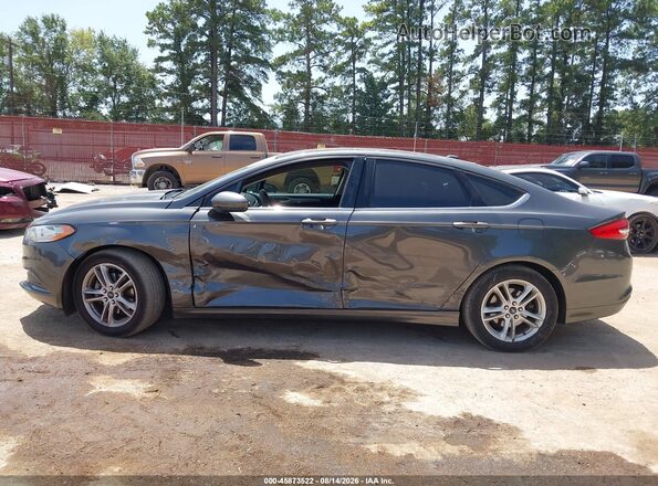 3FA6P0H77JR152114 2018 FORD FUSION Gray წინა ხედი