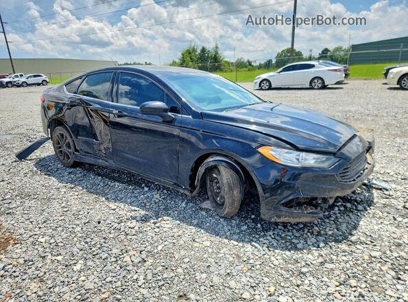 3FA6P0H77JR179314 2018 FORD FUSION Black წინა მარჯვენა