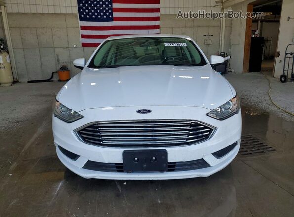 3FA6P0H77JR198087 2018 FORD FUSION White Вид спереду