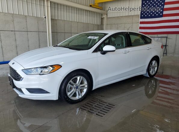3FA6P0H77JR198087 2018 FORD FUSION White Вид наклейки з VIN-кодом