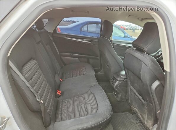 3FA6P0H78GR161395 2016 FORD FUSION White Rear seats view