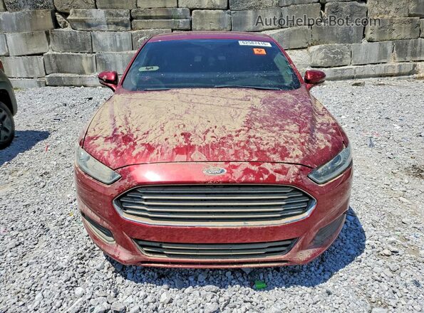 3FA6P0H78GR237598 2016 FORD FUSION Red Vista frontal