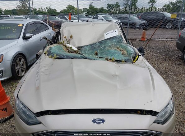 3FA6P0H78HR143657 2017 FORD FUSION Золотой Вид спереди