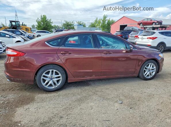 3FA6P0H79GR128082 2016 FORD FUSION Maroon Rear right