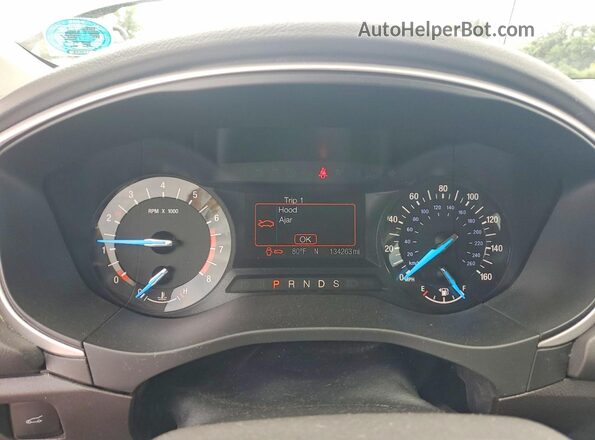3FA6P0H79GR201709 2016 FORD FUSION Green Widok zestawu wskaźników