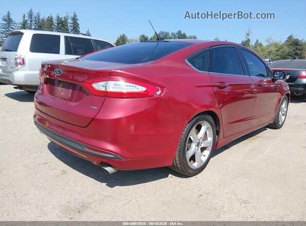 3FA6P0H79GR249369 2016 FORD FUSION Красный Задняя правая четверть