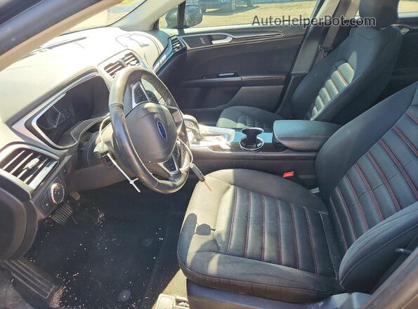 3FA6P0H79GR258959 2016 FORD FUSION Угольный Вид салона спереди