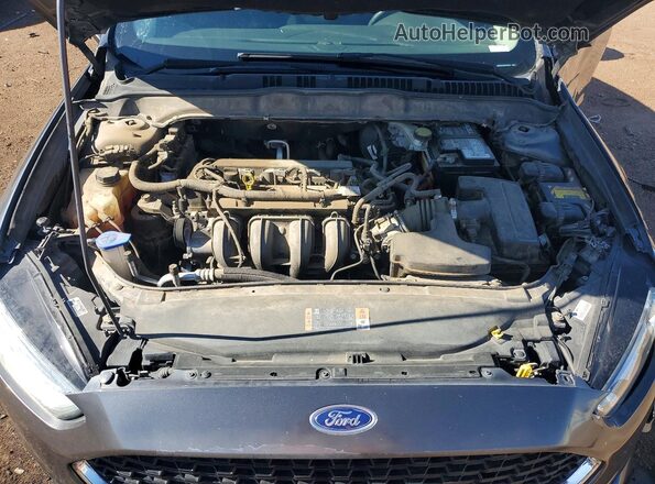 3FA6P0H79GR258959 2016 FORD FUSION Угольный Вид задней части салона