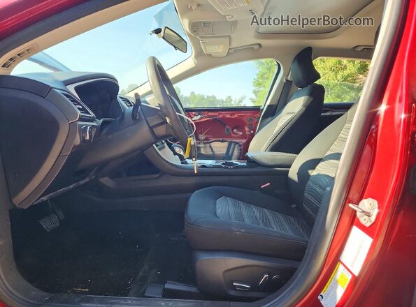 3FA6P0H79GR273557 2016 FORD FUSION Red წინა სალონის ხედი
