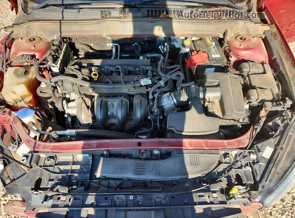 3FA6P0H79GR273557 2016 FORD FUSION Red უკანა სალონის ხედი