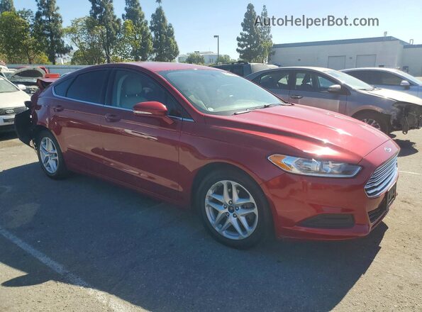3FA6P0H79GR305567 2016 FORD FUSION Red Передня права чверть