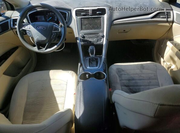 3FA6P0H79GR305567 2016 FORD FUSION Red Вид панелі приладів